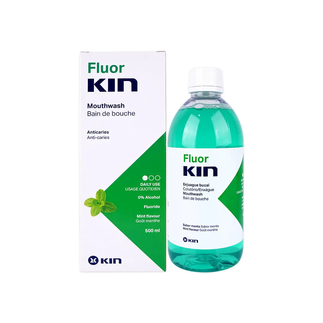 56116-FluorKIN Anti-caries Mint Mouthwash 500ml