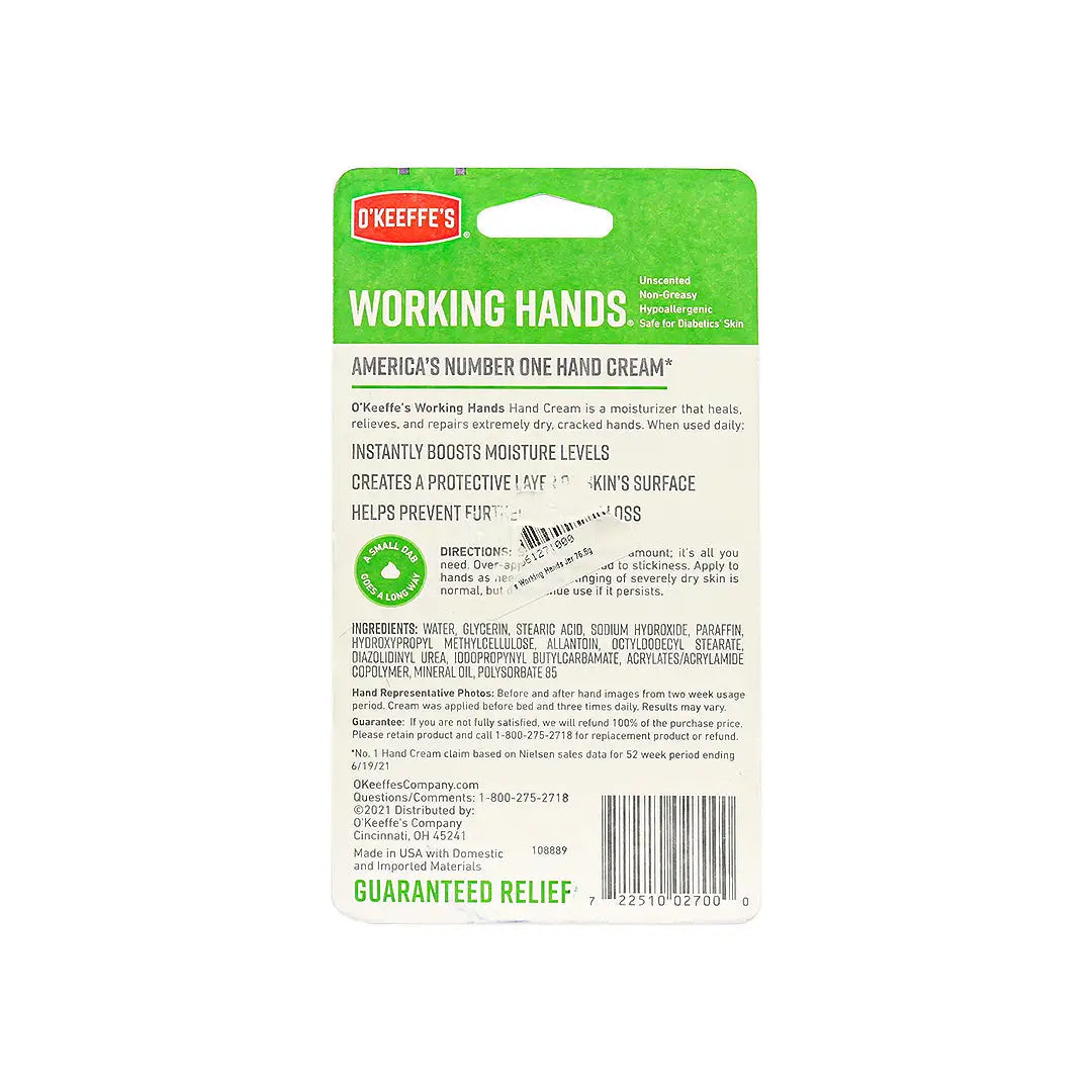 O'Keeffe's Working Hands Jar 76.5g