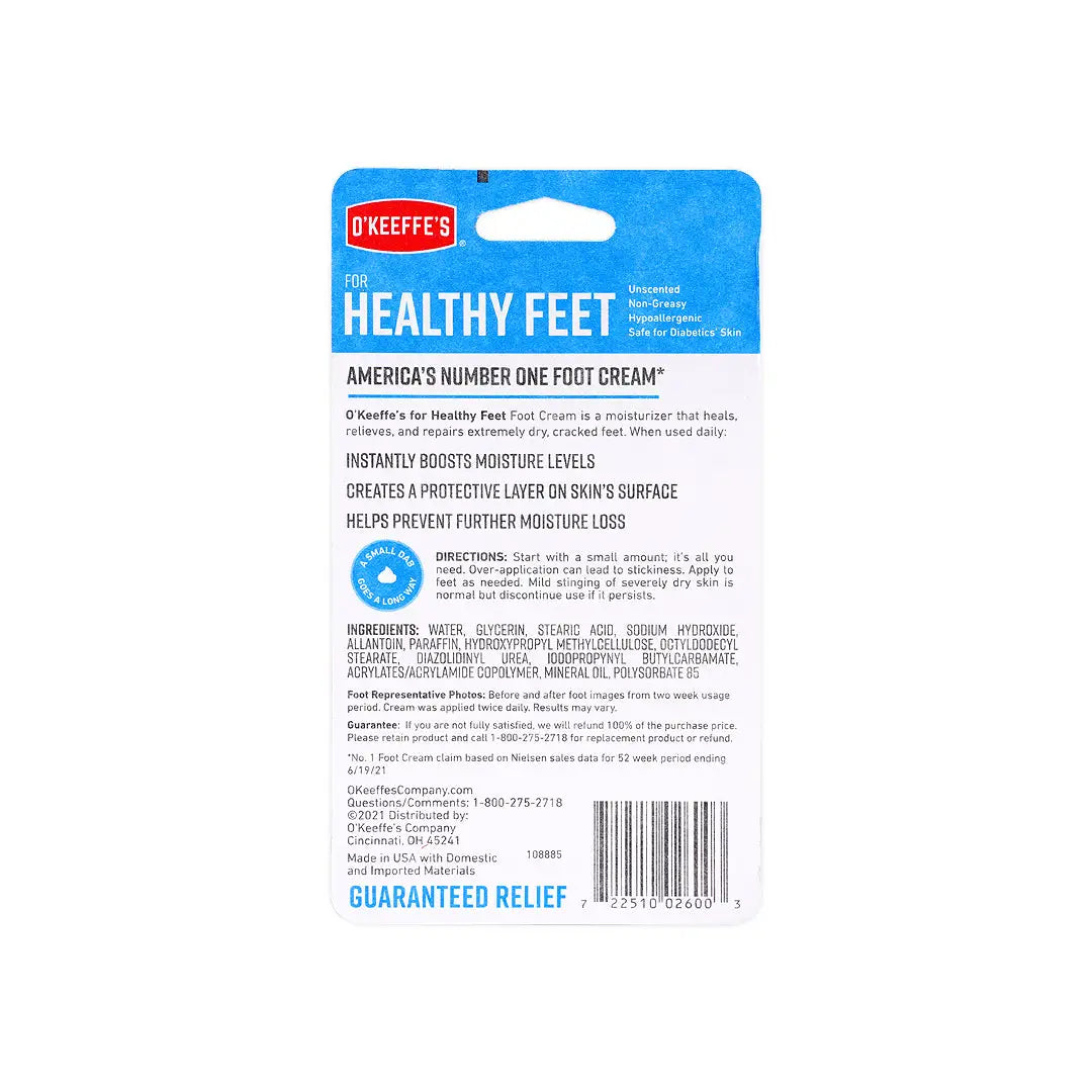 O'Keeffe's Healthy Feet Jar 76.5g