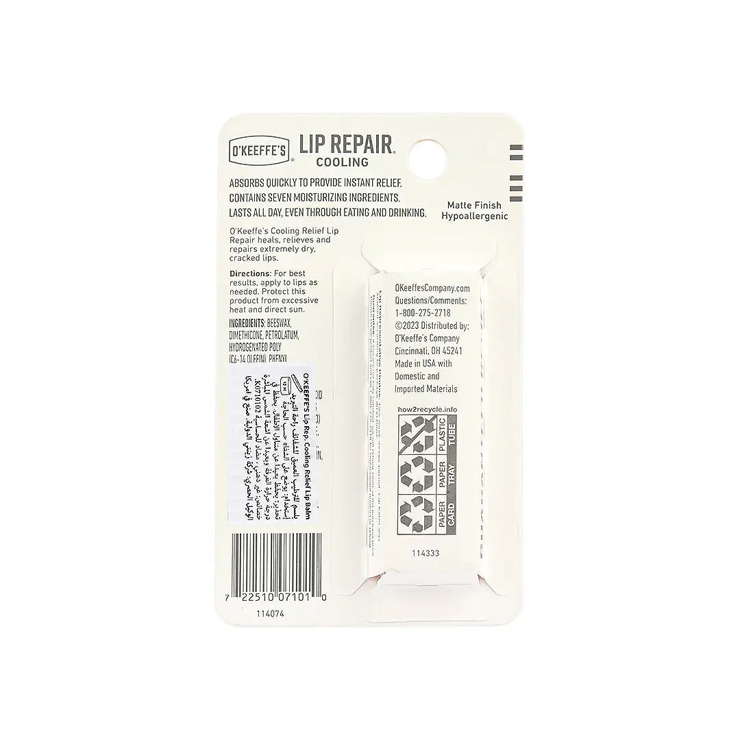 O'Keeffe's Lip Repair Cooling Stick 4.25g