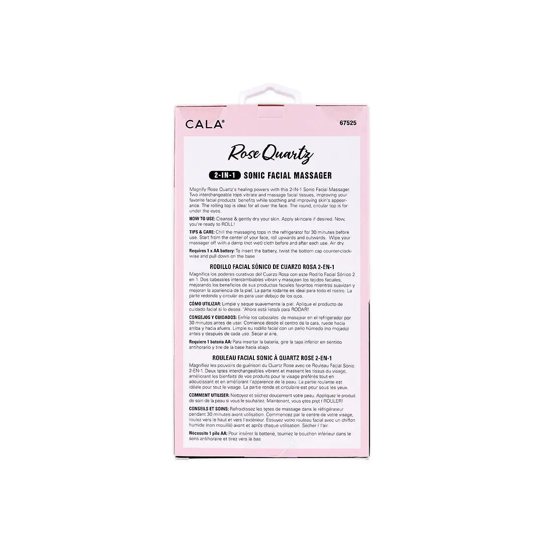 Cala 2 in 1 rose Quartz massager 67525