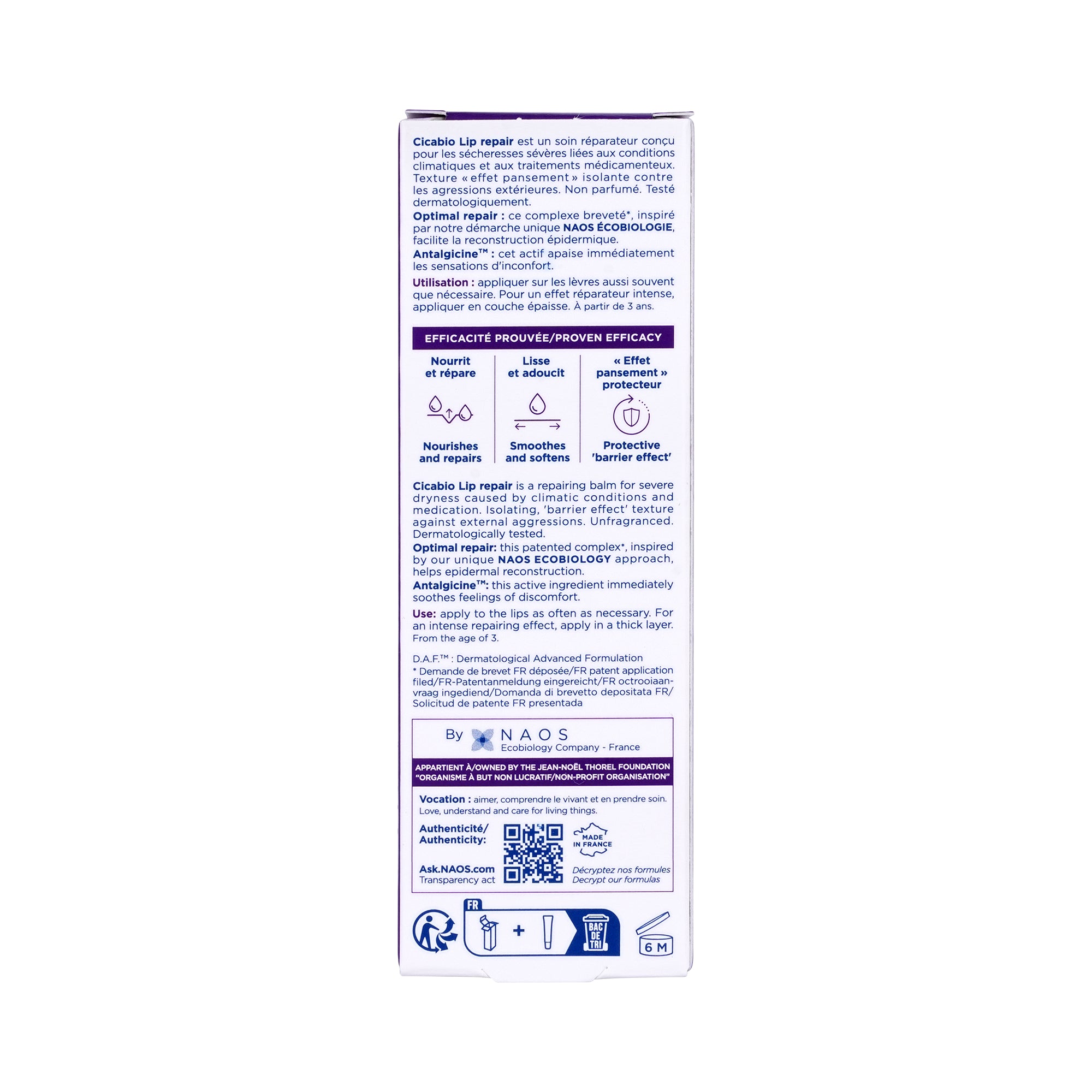 56157-Bioderma Cicabio Lip Repair Balm 10ml +3