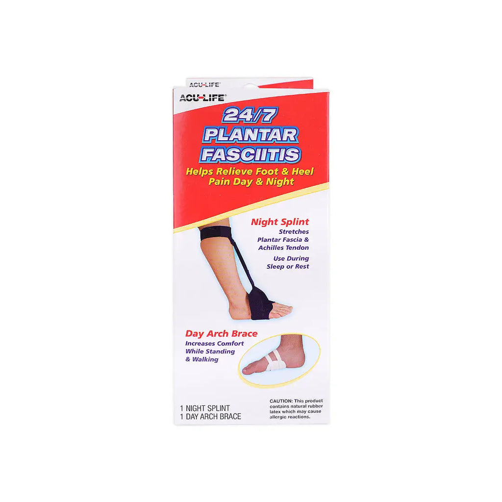 Acu-Life Plantar Fasciitis Night Splint + Arch Brace-400706A