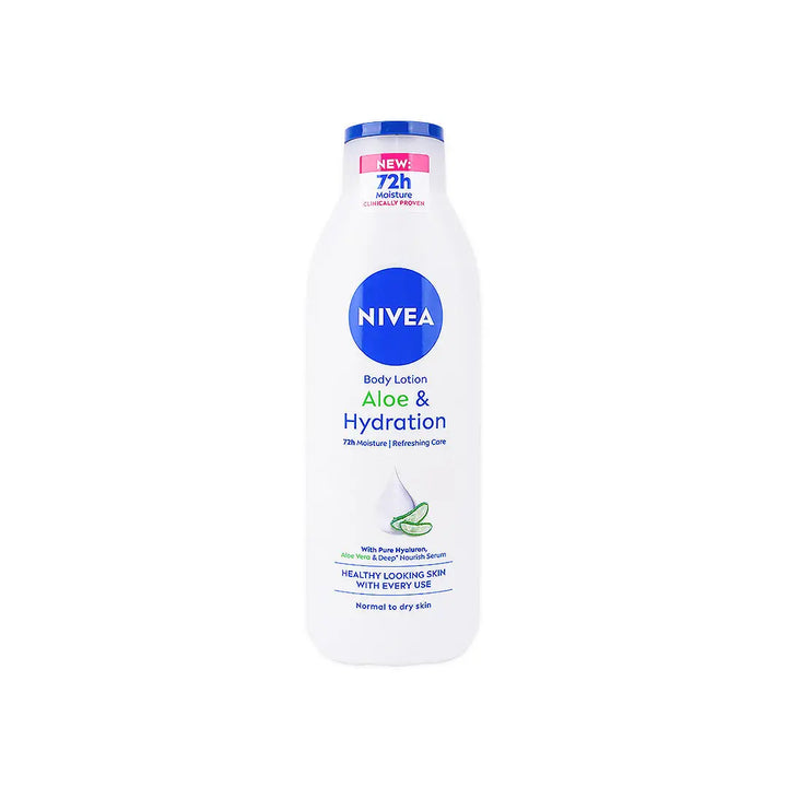 56176-Nivea Body Lotion 72h Moisture 250ml-Aloe Vera