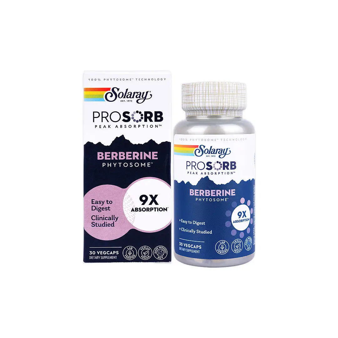 Solaray Prosorb Berberine 30 Veg Caps