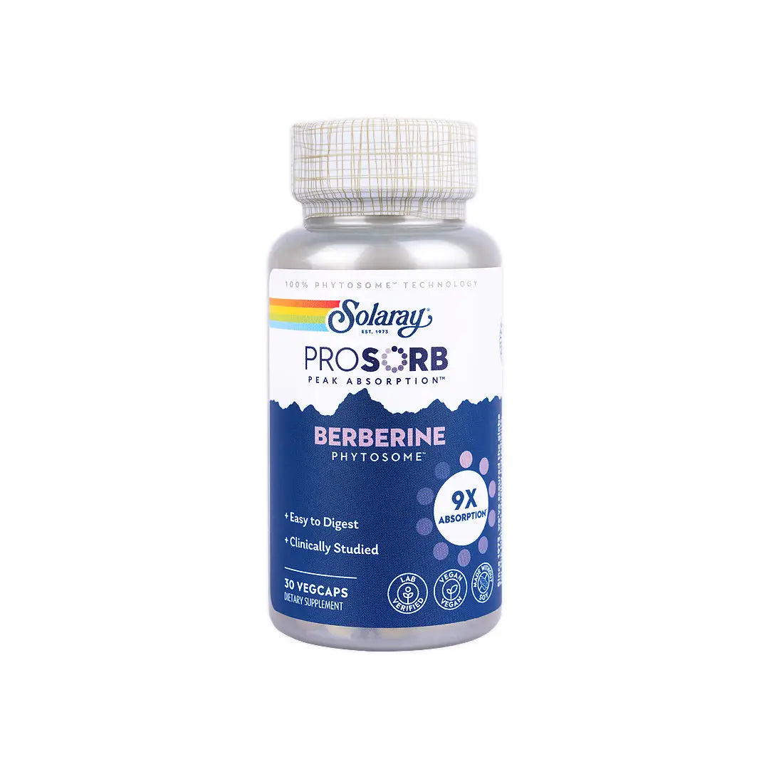 Solaray Prosorb Berberine 30 Veg Caps