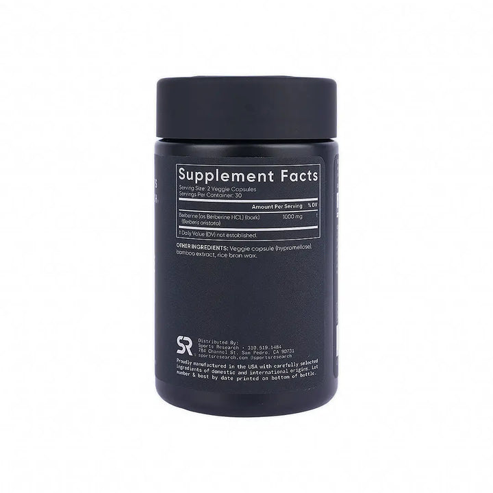 56180-Sport Research Berberine 60 Veg Caps +2