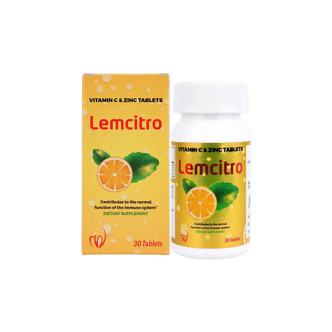 56182-Lemcitro Vit-C & Zinc 30 tabs +1