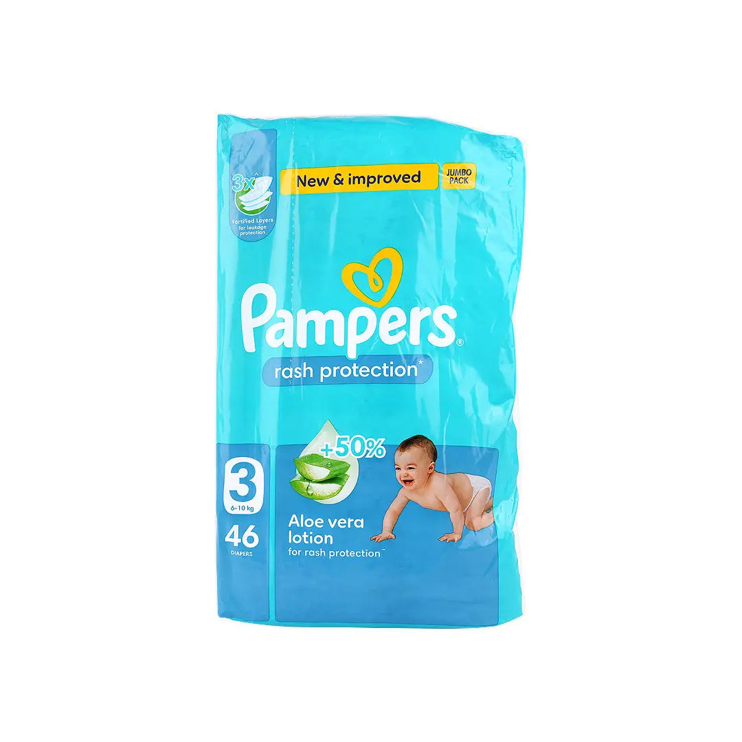 56188-Pampers Rash Protection No.3 (6-10Kg) 46Pcs