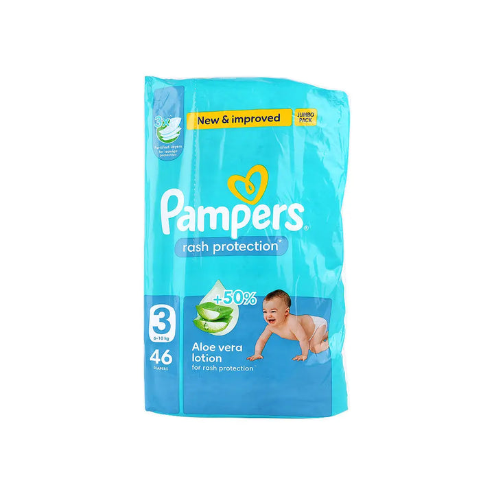 56188-Pampers Rash Protection No.3 (6-10Kg) 46Pcs