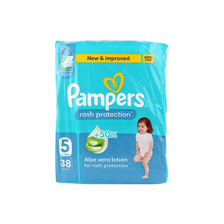 56190-Pampers Rash Protection No.5 (11-16Kg) 38Pcs