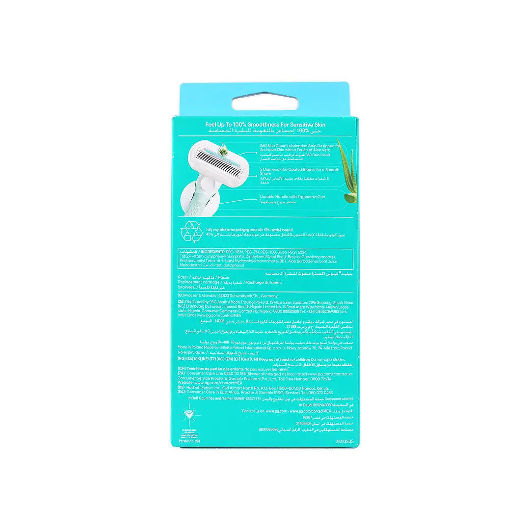 Gillette Venus Extra Smooth Sensitve 1+2Up