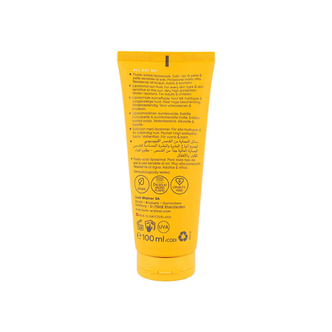 Louis Widmer All Day 50+ Uvb+Uva V.H.Protection Fluid 100ml