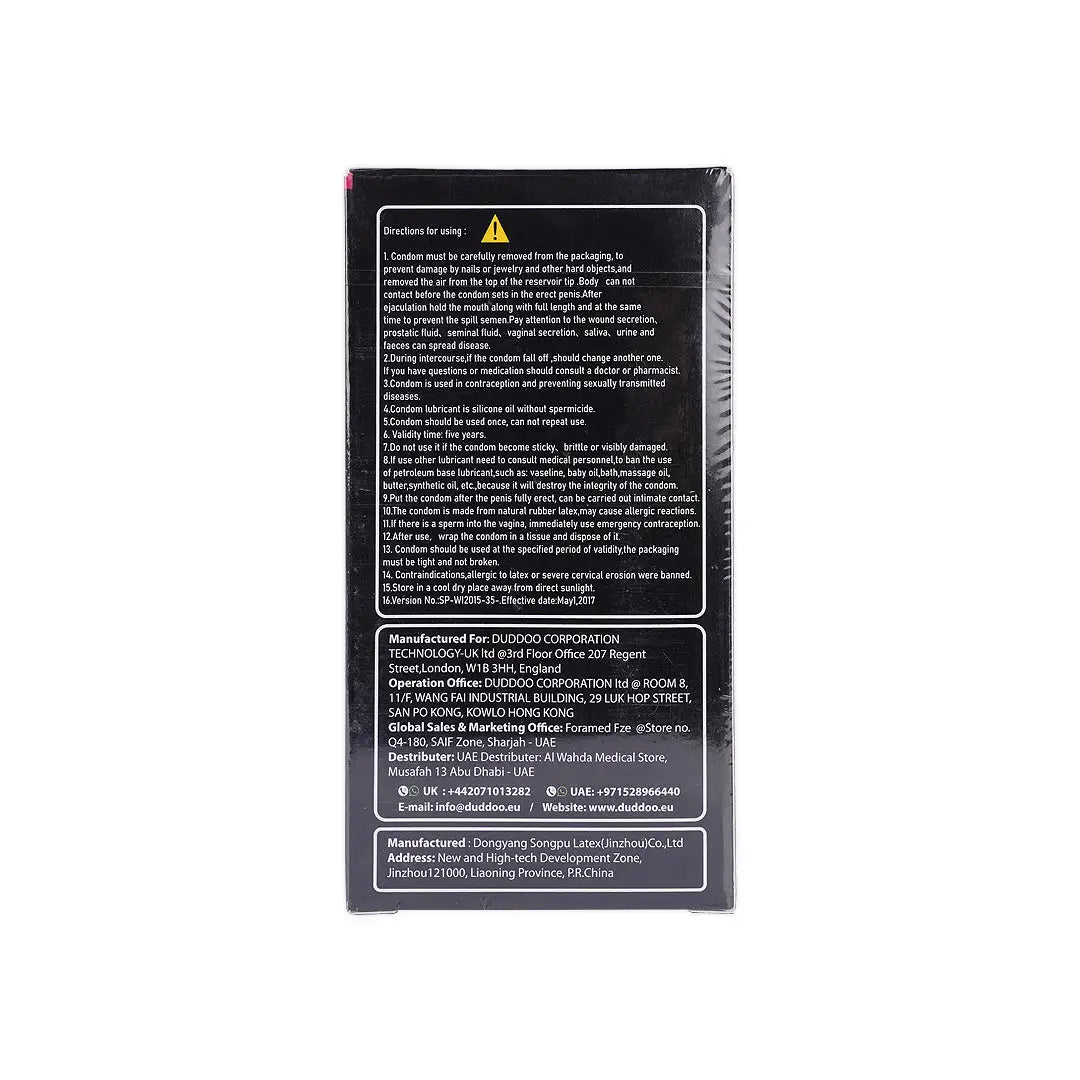 56218-Duddoo Condom Plain 12pcs +3