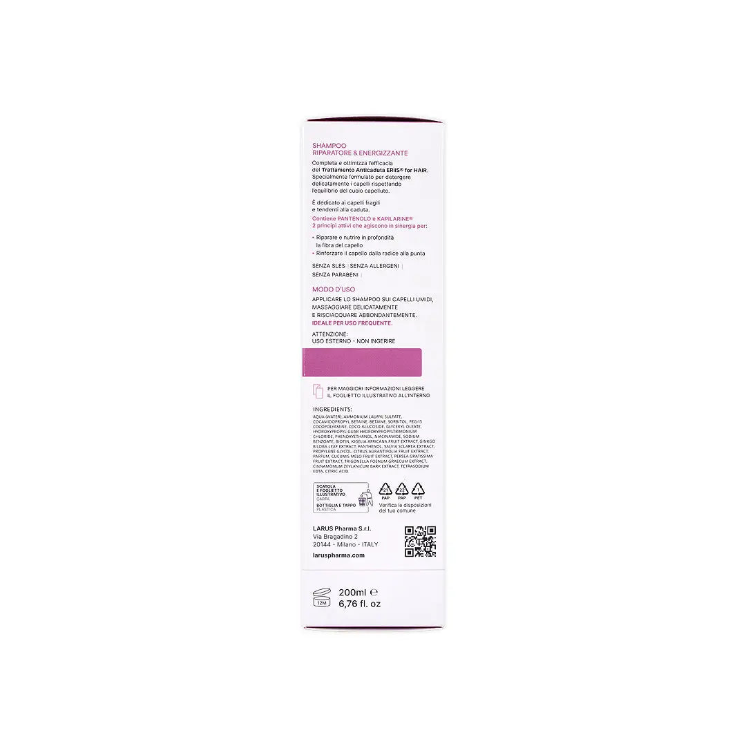 Eriis For Hair Repairing & Energizing Shampoo 200ml - Women