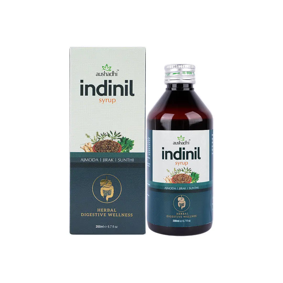 56232-Aushadhi Indinil Herbal Syrup 200ml +1