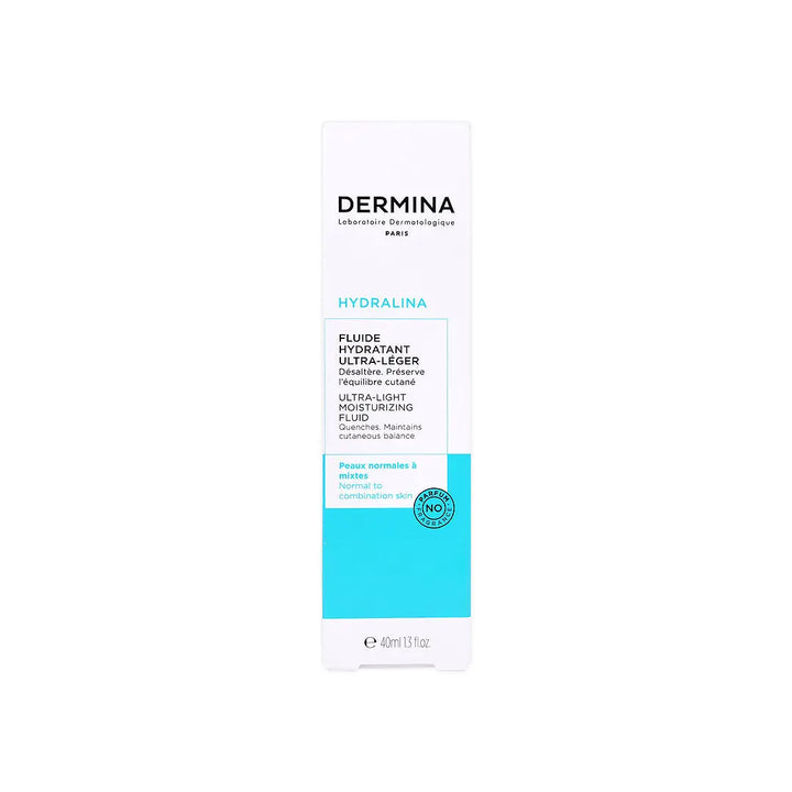 56236-Dermina Hydralina Ultra-Light Moisturizing Fluid 40ml +2
