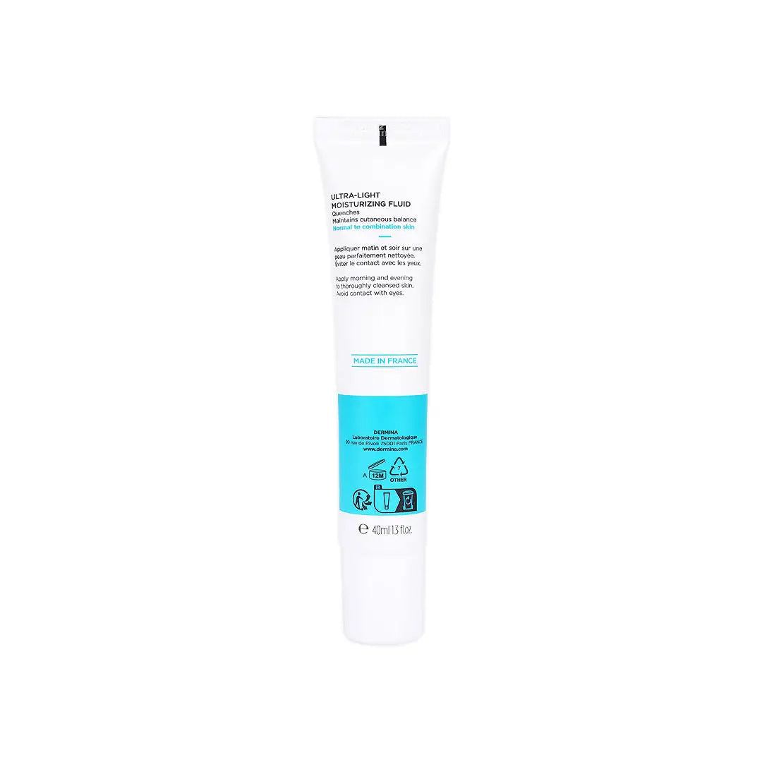56236-Dermina Hydralina Ultra-Light Moisturizing Fluid 40ml +3
