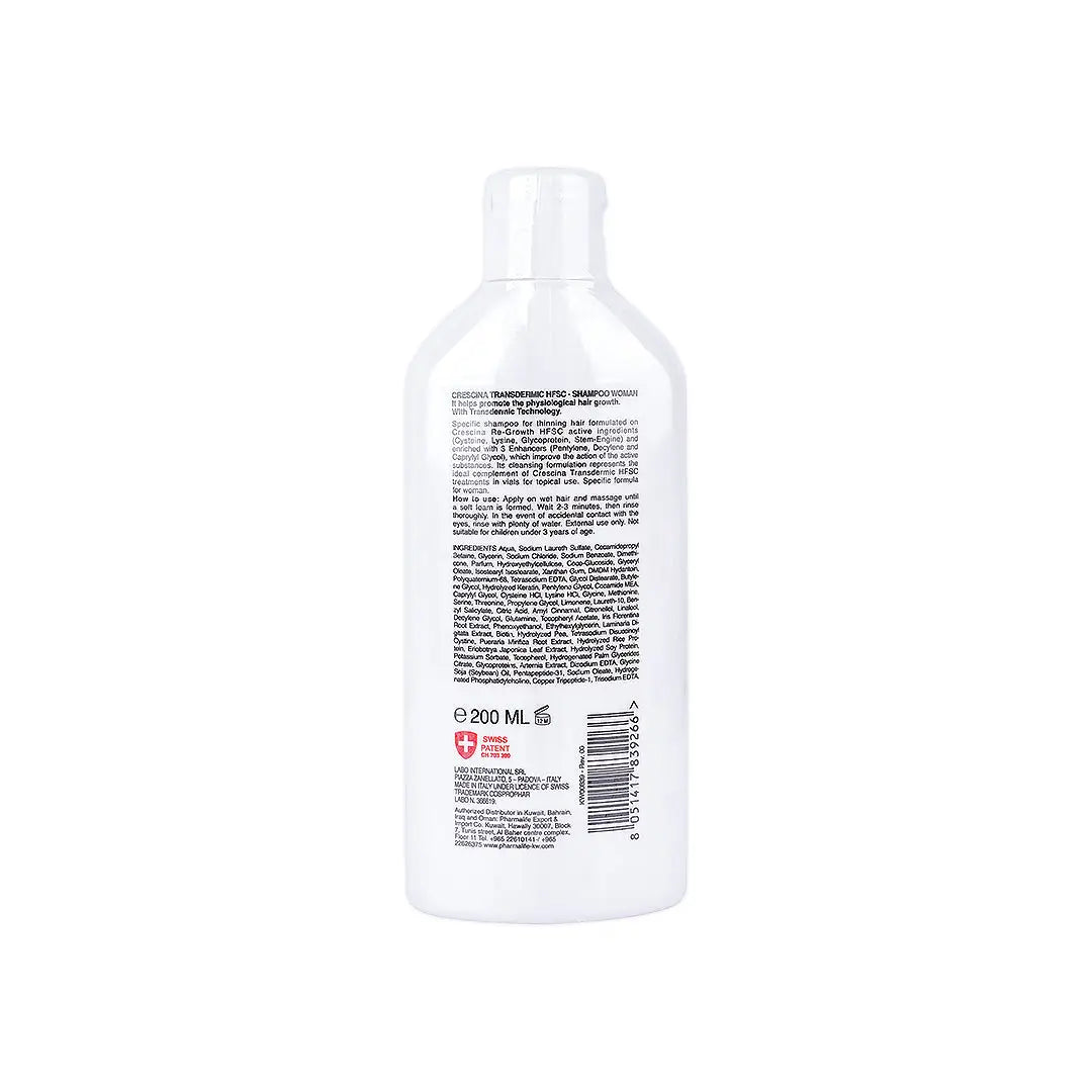 56237-Crescina HFSC Woman Thinning Hair Shampoo 200ml +1