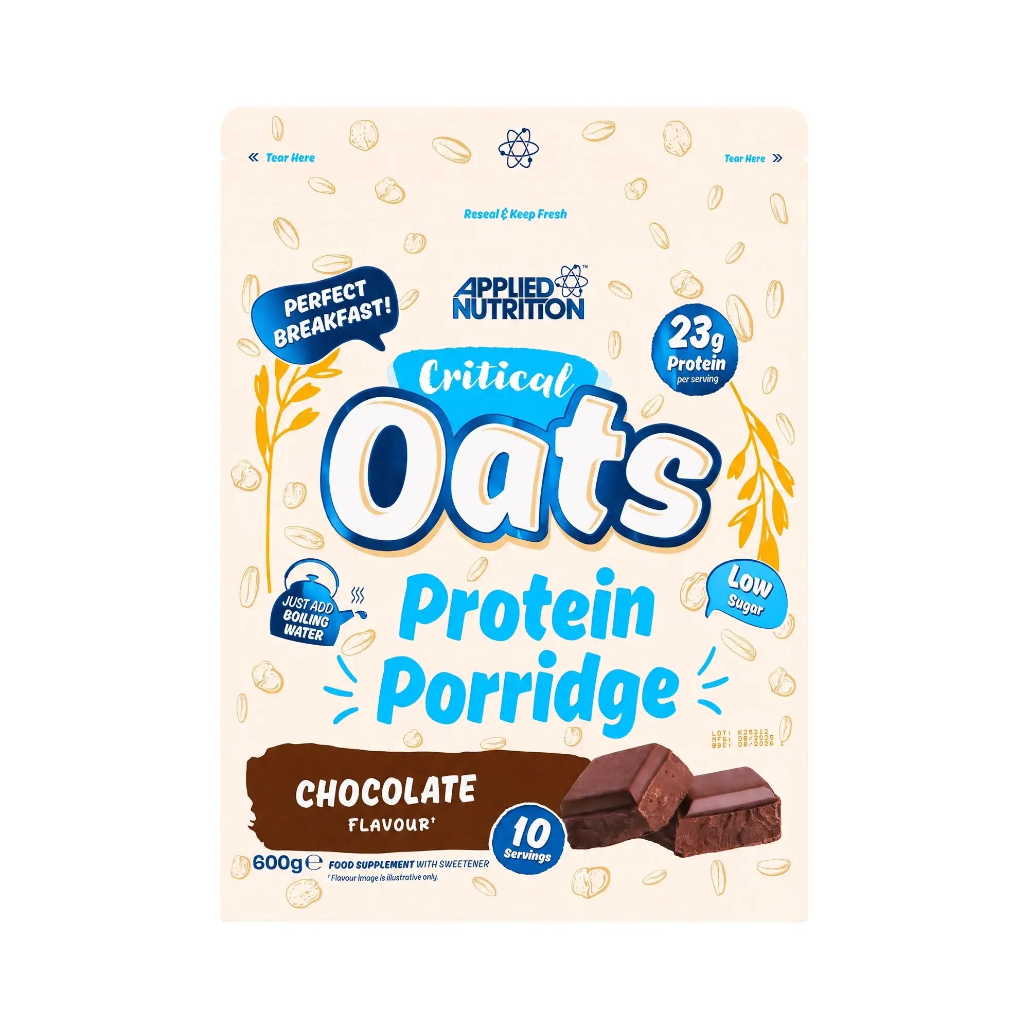 56267-Applied Nutrition Critical Oats Chocolate 600g