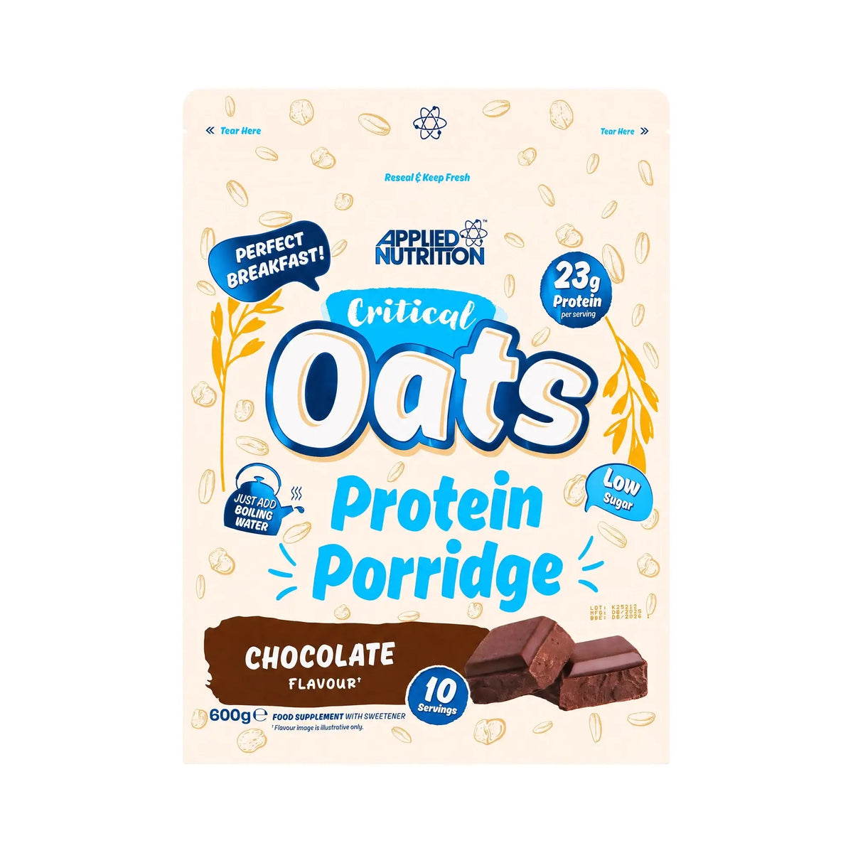 56267-Applied Nutrition Critical Oats Chocolate 600g