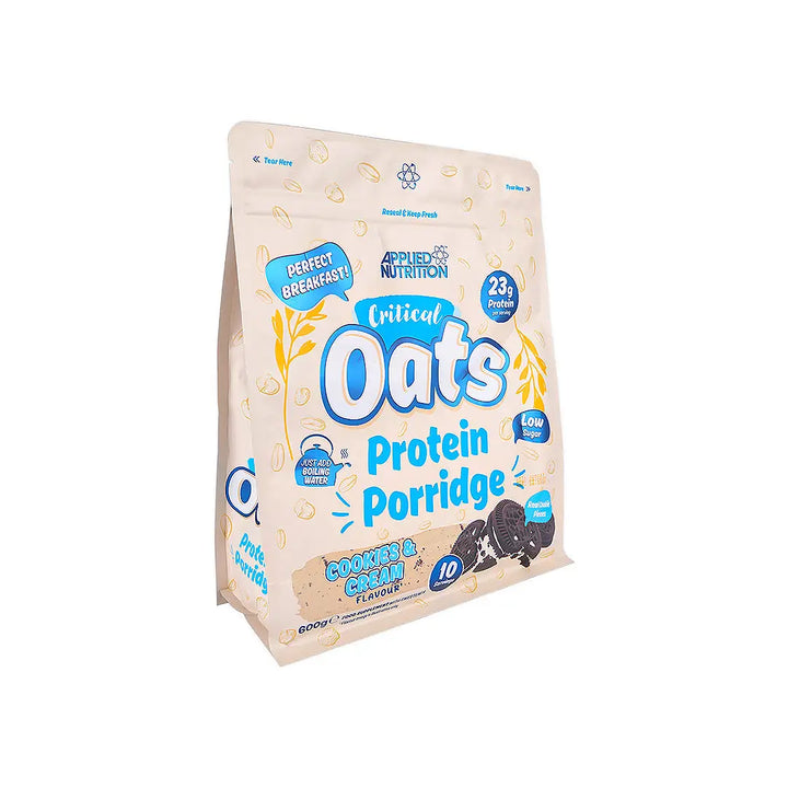 56268-Applied Critical Oats Cookies &amp; Cream 600g +4