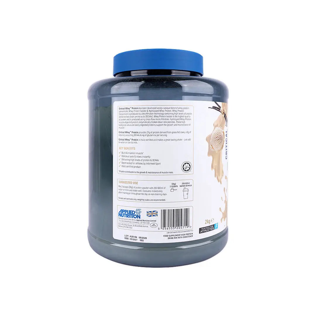 56270-Applied Critical Whey Vanilla Ice Cream 2kg +1