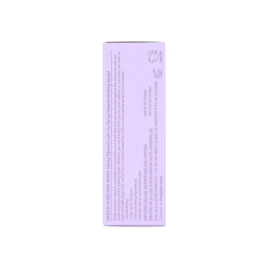 56294-Sheglam Lock'd In Setting Spray 55ml +5