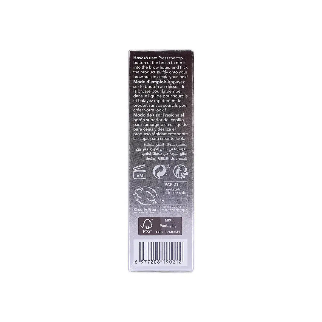 56299-Sheglam Brow-Fection Angled Brush &amp; Dip 1.2ml-Chocolate +4