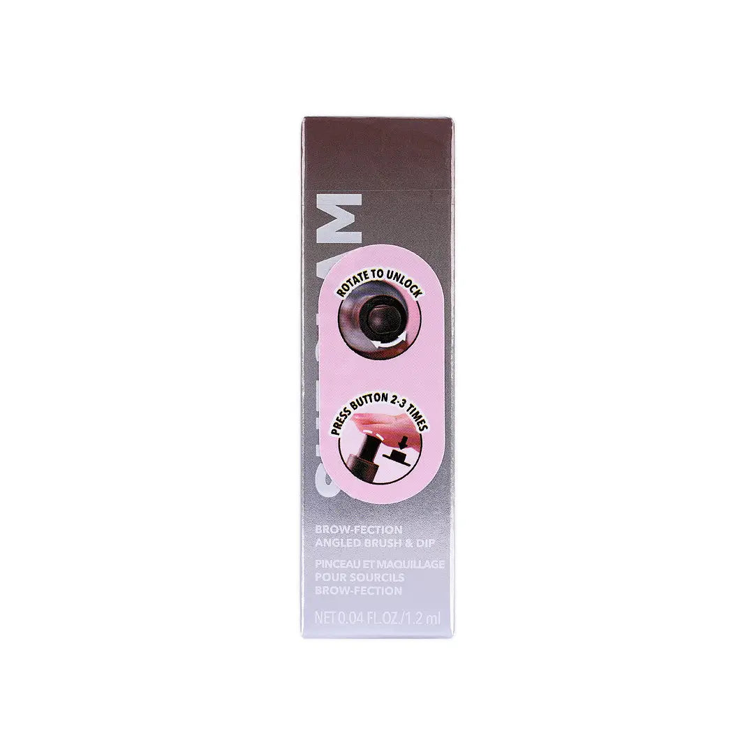 56301-Sheglam Brow-Fection Angled Brush & Dip 1.2ml-Taupe +1