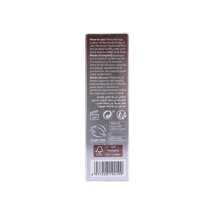 56301-Sheglam Brow-Fection Angled Brush &amp; Dip 1.2ml-Taupe +4