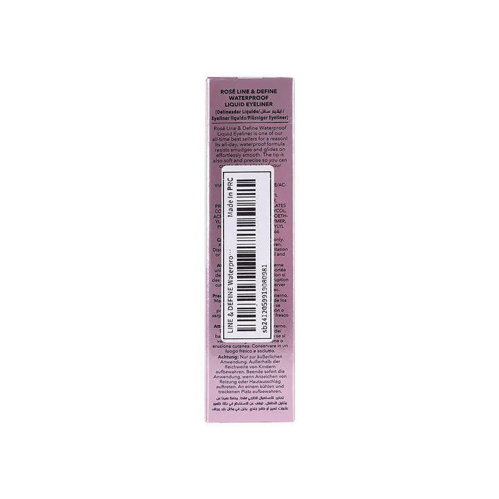 56307-Sheglam Rose Line &amp; Define Waterproof Liquid EyeLiner Black +3