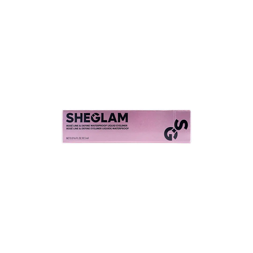 56307-Sheglam Rose Line &amp; Define Waterproof Liquid EyeLiner Black +5