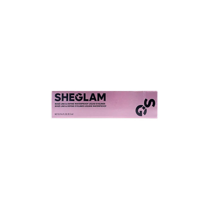 56307-Sheglam Rose Line &amp; Define Waterproof Liquid EyeLiner Black +5