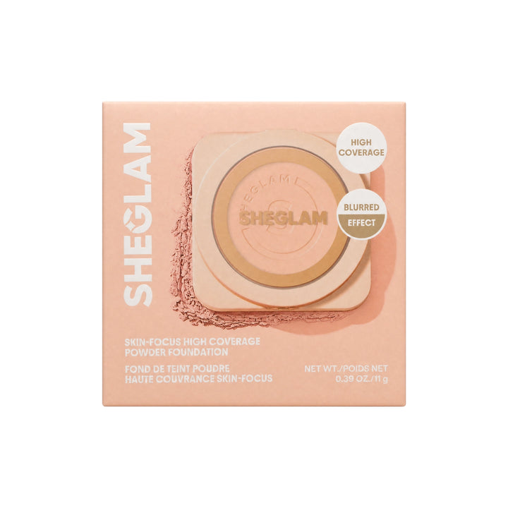 -Sheglam Skin-Focus High Coverage Powder Foundation-Porcelain +3
