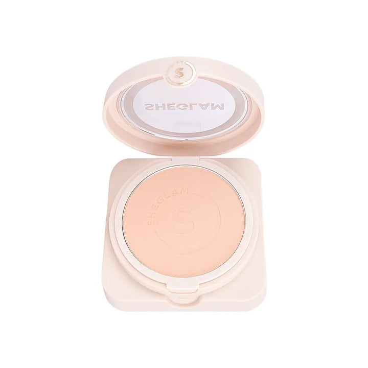 56316-Sheglam Skin-Focus High Coverage Powder Foundation-Porcelain +1