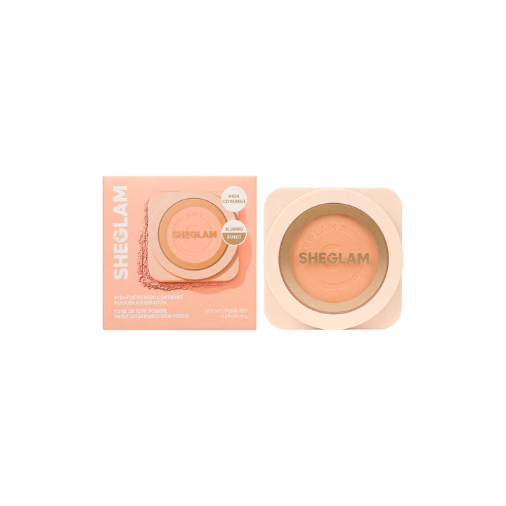 -Sheglam Skin-Focus High Coverage Powder Foundation-Porcelain +1