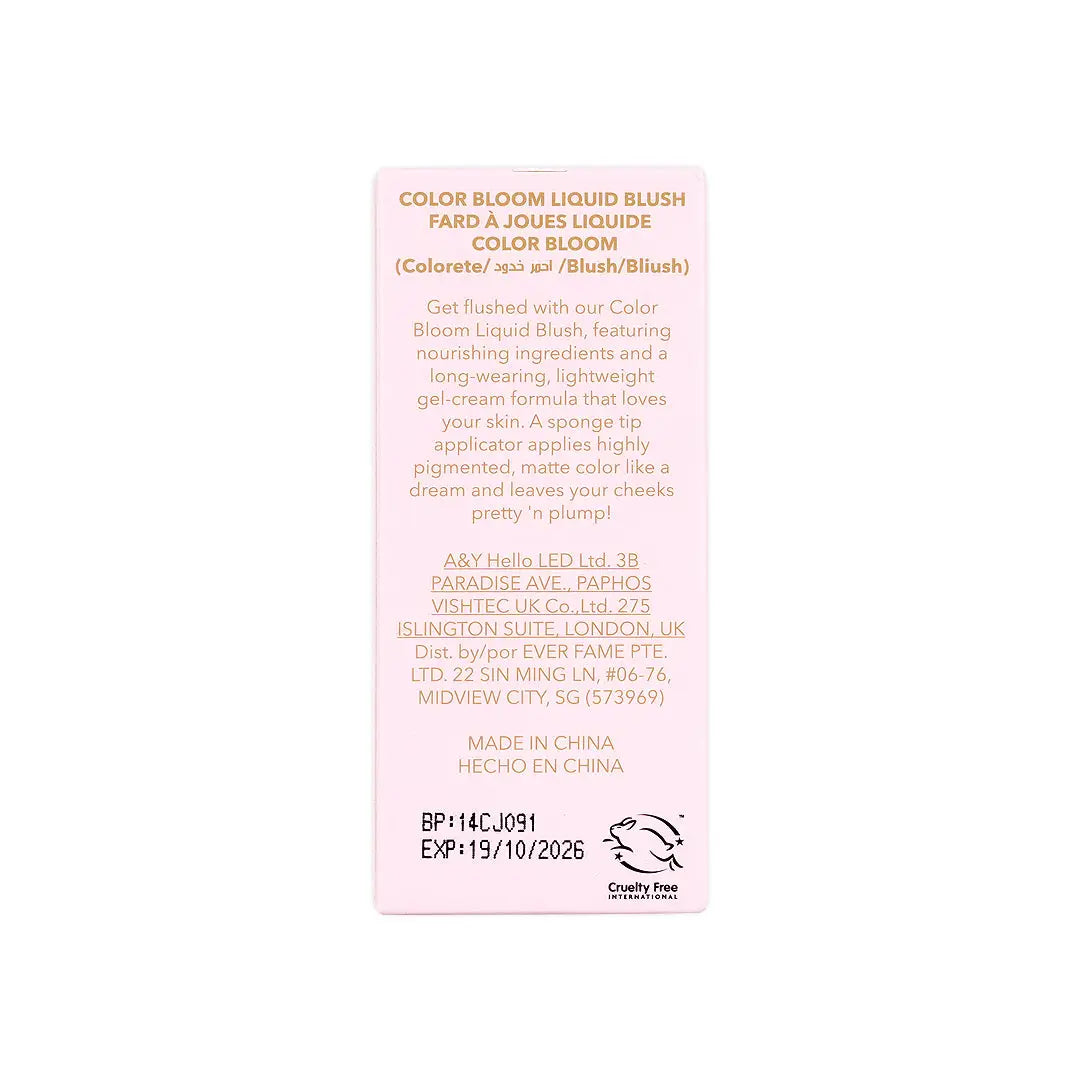 56322-Sheglam Color Bloom Liquid Blush 5.2ml-Night Drive +7