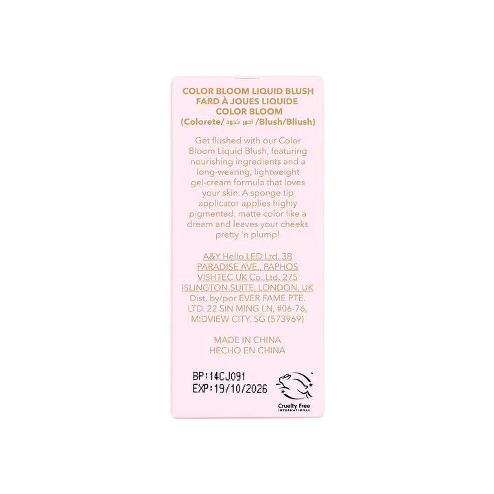 56322-Sheglam Color Bloom Liquid Blush 5.2ml-Night Drive +7