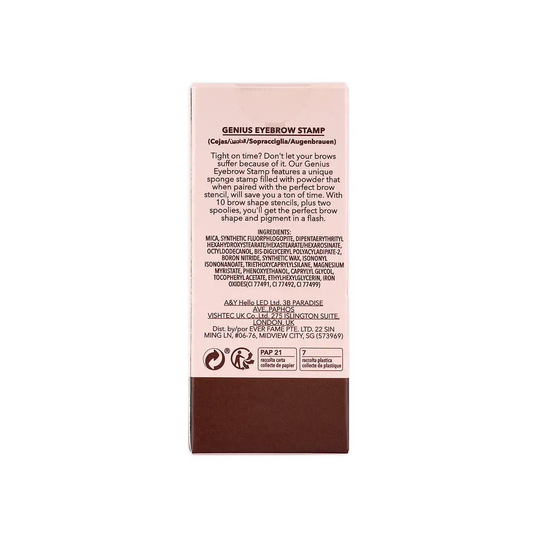 Sheglam Genius Eyebrow Stamp 1.8g-Chocolate