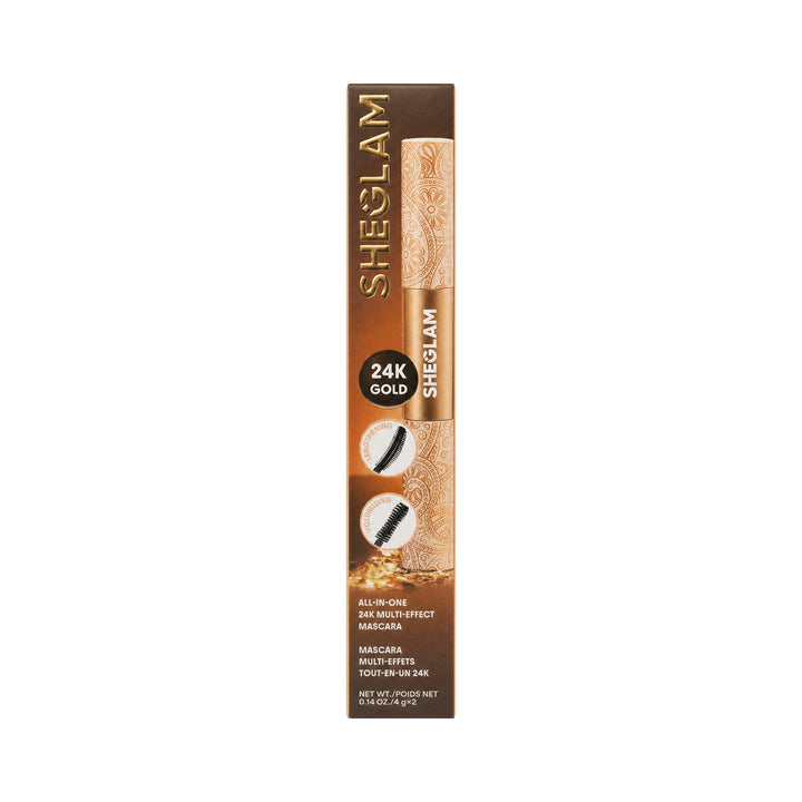 -Sheglam All-In-One 24k Multi-Effect Mascara Black +2