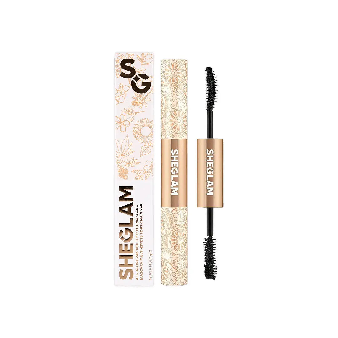 56347-Sheglam All-In-One 24k Multi-Effect Mascara Black +4