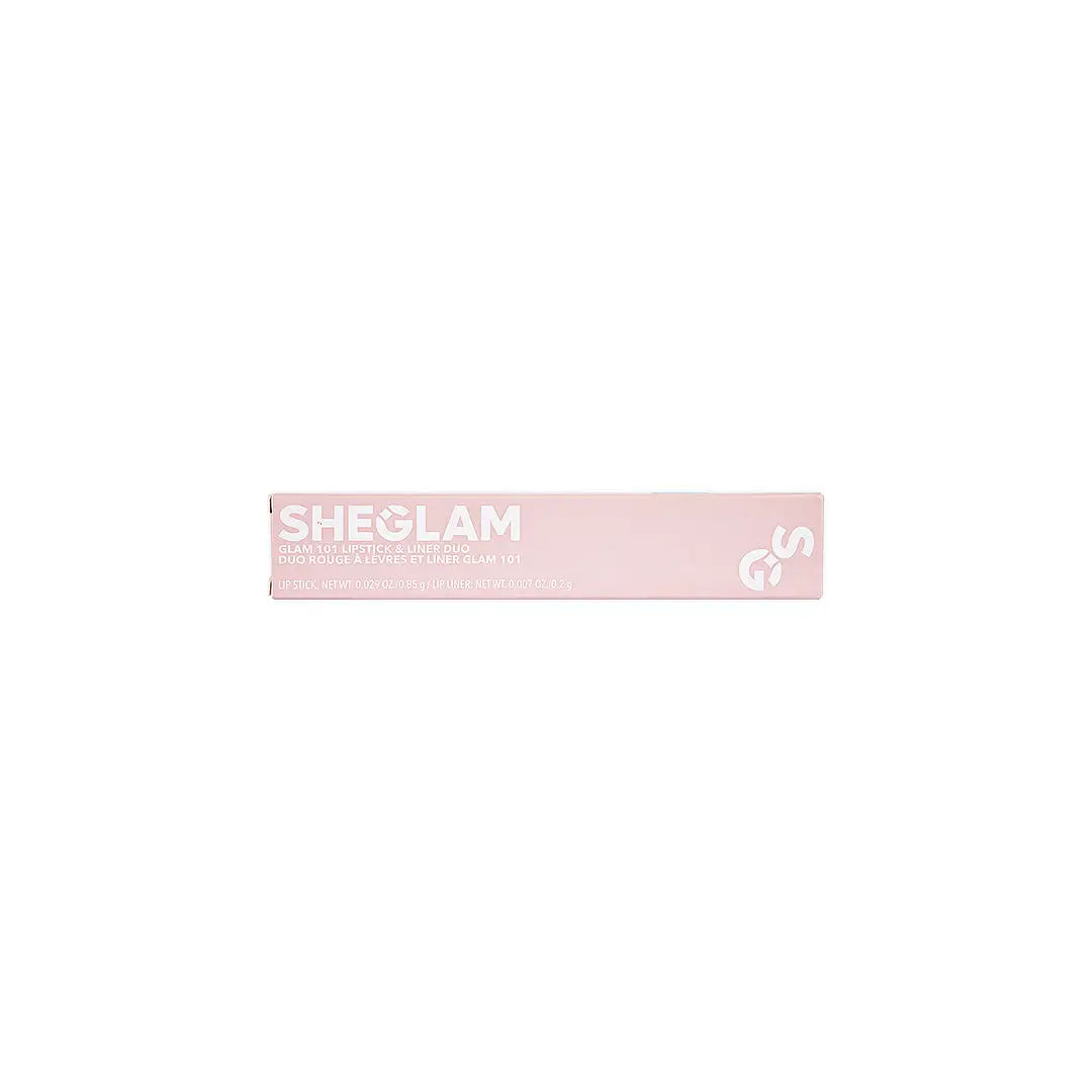 56349-Sheglam Glam 101 Lipstick &amp; Liner Duo-Macaron +4