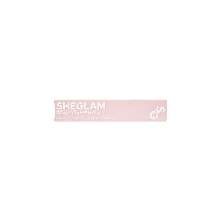 56349-Sheglam Glam 101 Lipstick &amp; Liner Duo-Macaron +4