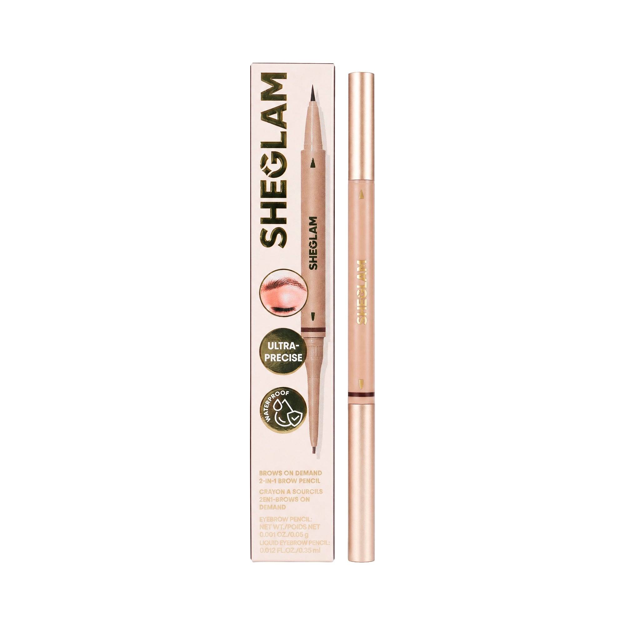 56351-Sheglam Brows On Demand 2-in-1 Brow Pencil - Auburn +4