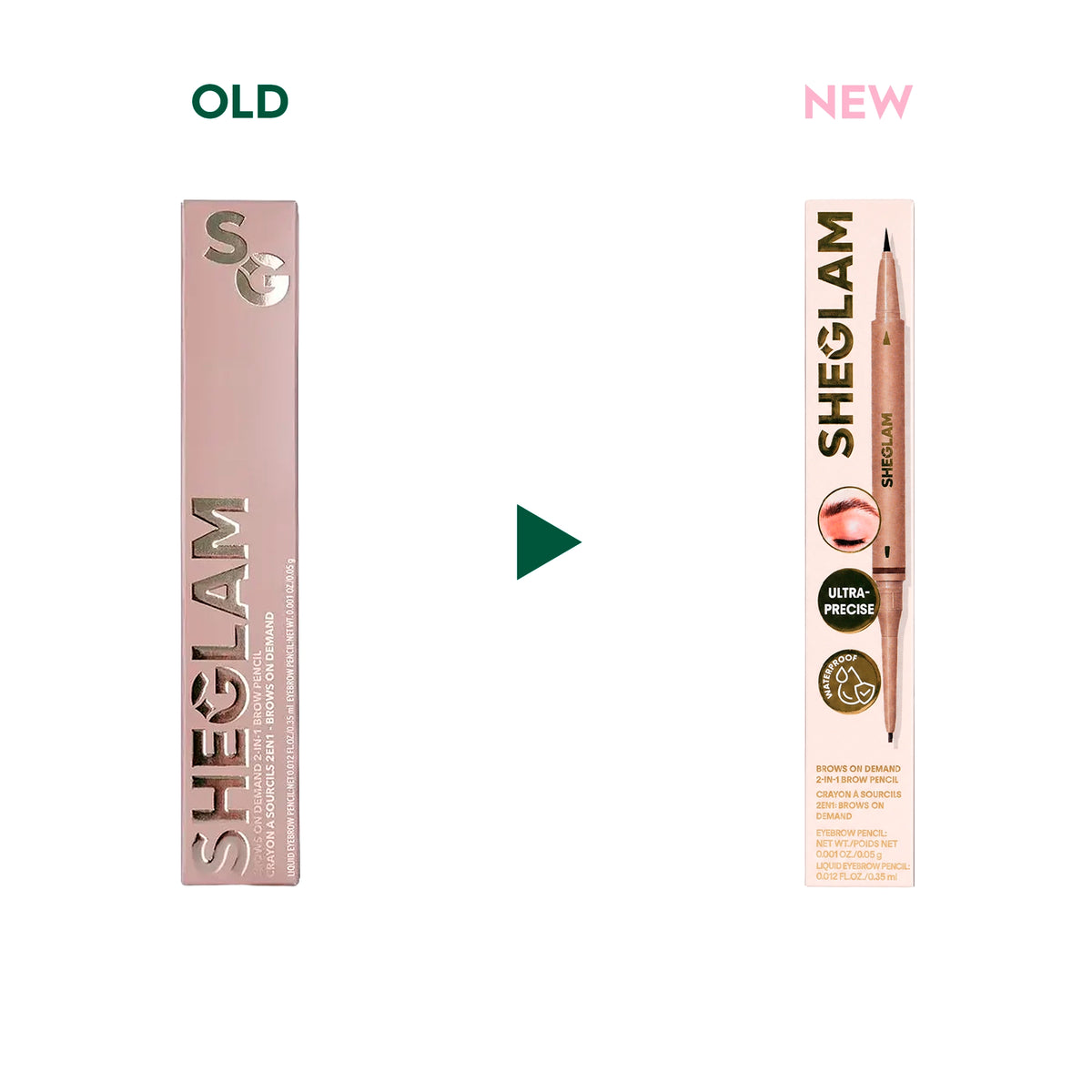 56351-Sheglam Brows On Demand 2-in-1 Brow Pencil - Auburn