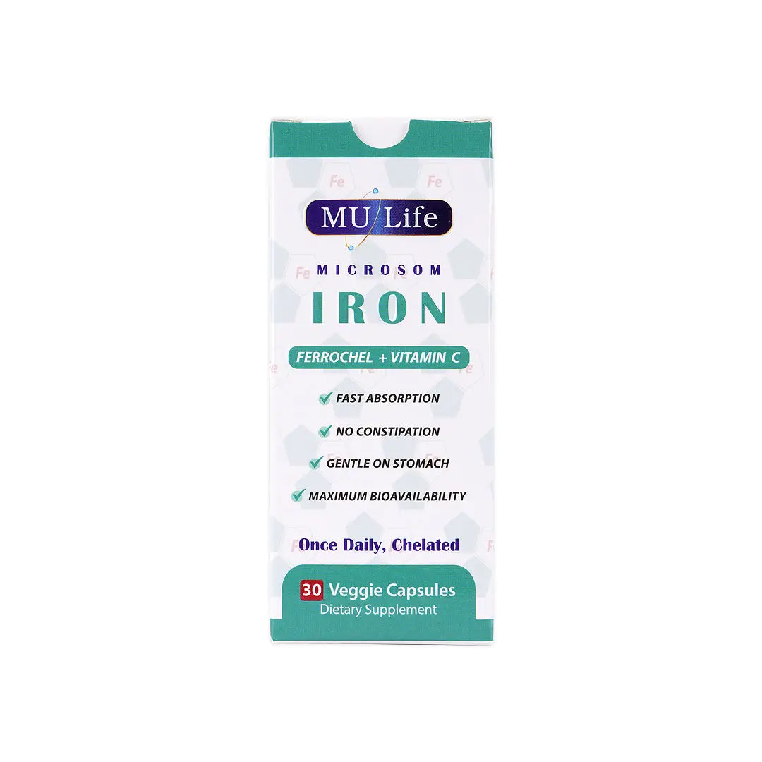 Mu Life Microsom Iron 30 Veggie Capsules