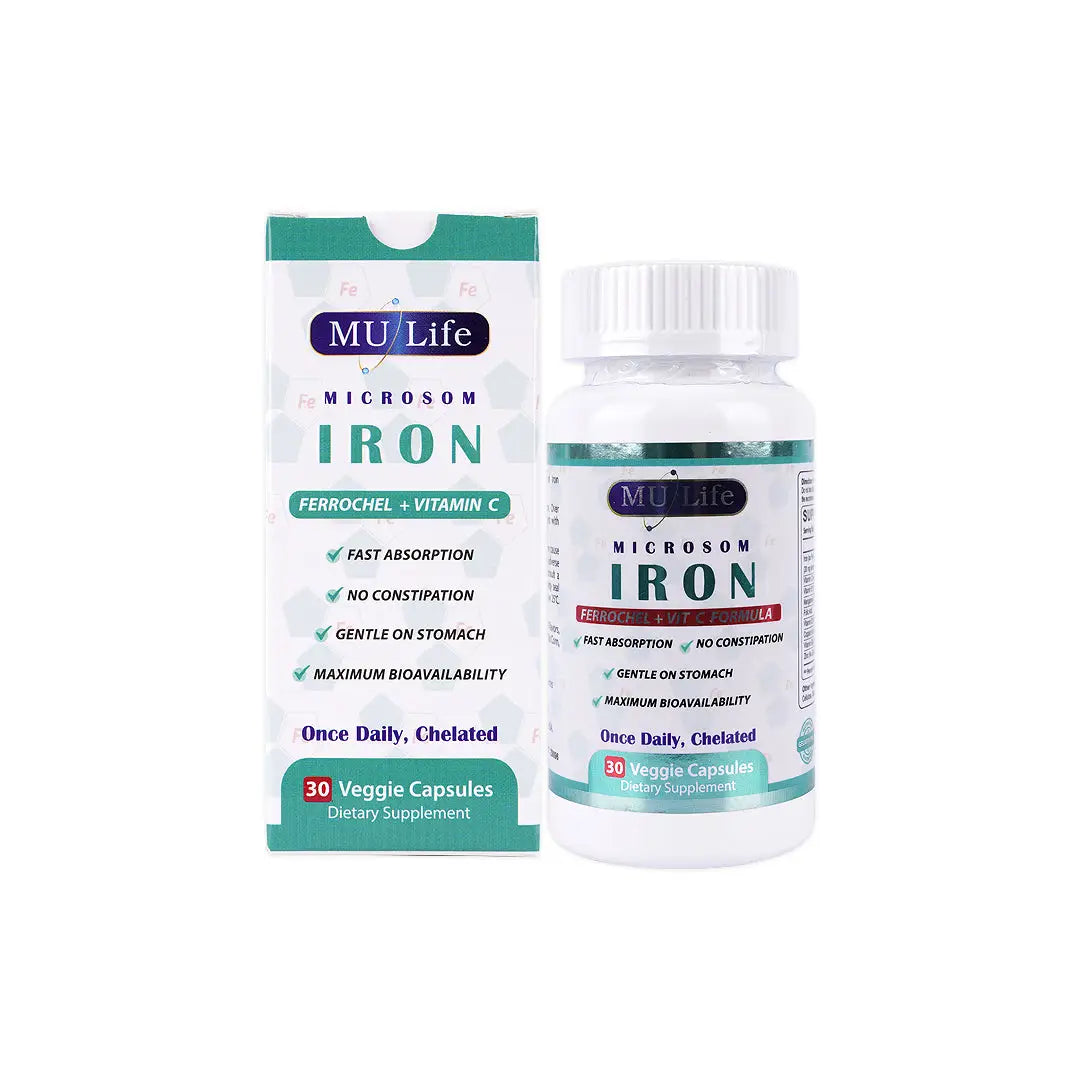 Mu Life Microsom Iron 30 Veggie Capsules