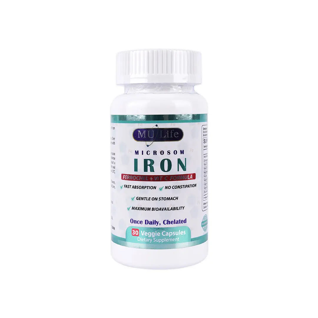 Mu Life Microsom Iron 30 Veggie Capsules