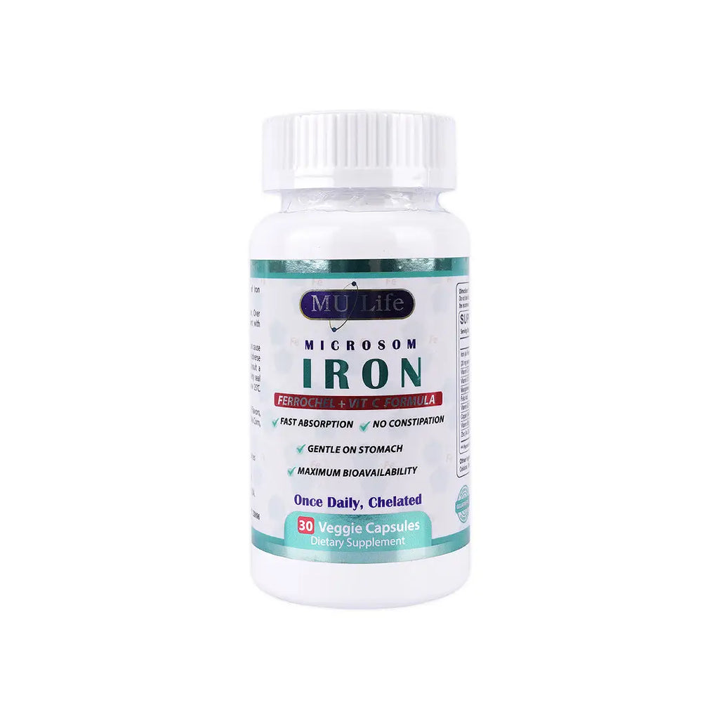 Mu Life Microsom Iron 30 Veggie Capsules